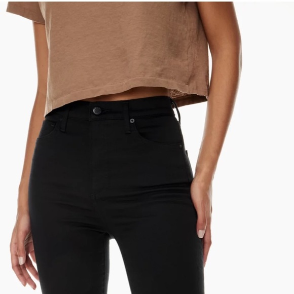 Aritzia Denim - Aritzia Denim Forum Lola High Rise Skinny Jeans in Black Size 28